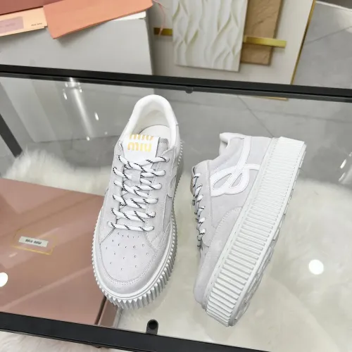 Cheap MIU MIU Casual Shoes For Women #1432113 Replica Wholesale [$88.00 USD] [ITEM#1432113] on Replica MIU MIU Casual Shoes