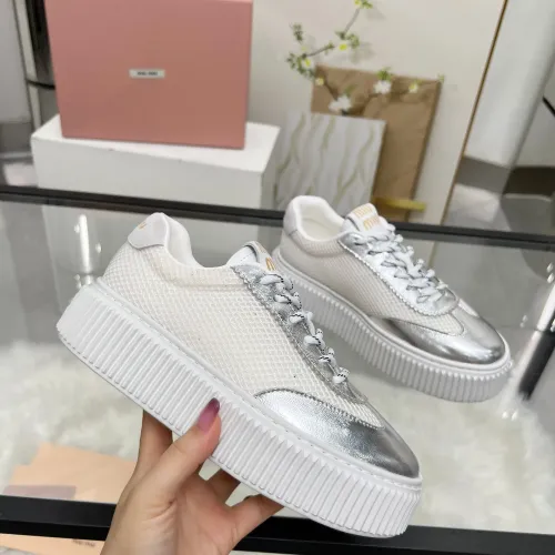 Cheap MIU MIU Casual Shoes For Women #1432119 Replica Wholesale [$88.00 USD] [ITEM#1432119] on Replica MIU MIU Casual Shoes