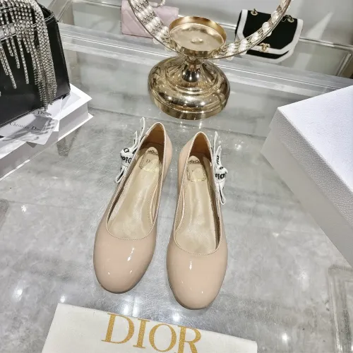 Cheap Christian Dior Flat Shoes For Women #1432122 Replica Wholesale [$92.00 USD] [ITEM#1432122] on Replica Christian Dior Flat Shoes