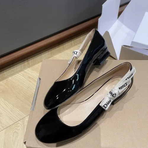 Cheap Christian Dior Flat Shoes For Women #1432124 Replica Wholesale [$92.00 USD] [ITEM#1432124] on Replica Christian Dior Flat Shoes