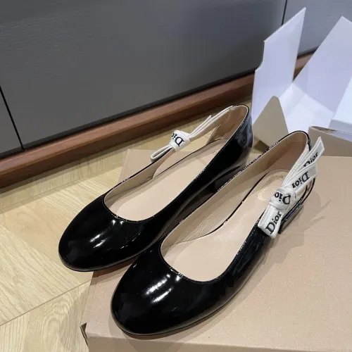 Cheap Christian Dior Flat Shoes For Women #1432124 Replica Wholesale [$92.00 USD] [ITEM#1432124] on Replica Christian Dior Flat Shoes