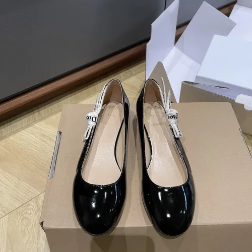 Cheap Christian Dior Flat Shoes For Women #1432124 Replica Wholesale [$92.00 USD] [ITEM#1432124] on Replica Christian Dior Flat Shoes