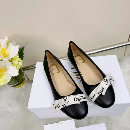 Cheap Christian Dior Flat Shoes For Women #1432125 Replica Wholesale [$96.00 USD] [ITEM#1432125] on Replica Christian Dior Flat Shoes