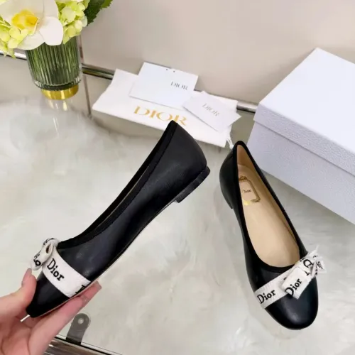 Cheap Christian Dior Flat Shoes For Women #1432125 Replica Wholesale [$96.00 USD] [ITEM#1432125] on Replica Christian Dior Flat Shoes