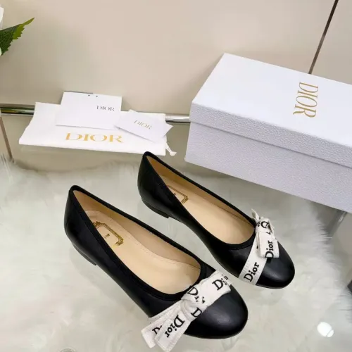 Cheap Christian Dior Flat Shoes For Women #1432125 Replica Wholesale [$96.00 USD] [ITEM#1432125] on Replica Christian Dior Flat Shoes