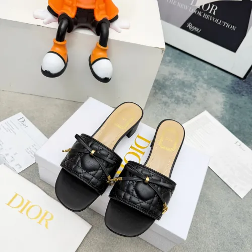 Cheap Christian Dior Slippers For Women #1432128 Replica Wholesale [$85.00 USD] [ITEM#1432128] on Replica Christian Dior Slippers