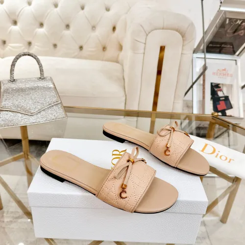 Cheap Christian Dior Slippers For Women #1432135 Replica Wholesale [$85.00 USD] [ITEM#1432135] on Replica Christian Dior Slippers