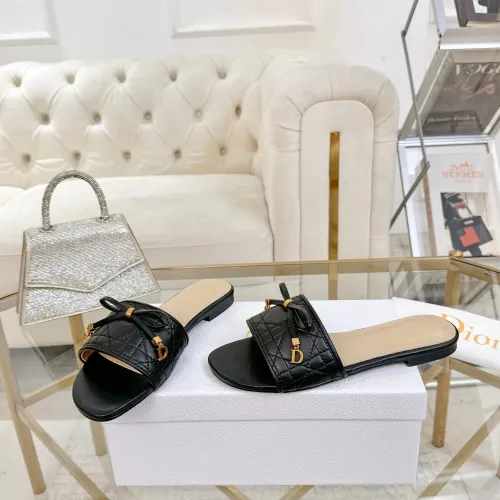 Cheap Christian Dior Slippers For Women #1432137 Replica Wholesale [$85.00 USD] [ITEM#1432137] on Replica Christian Dior Slippers