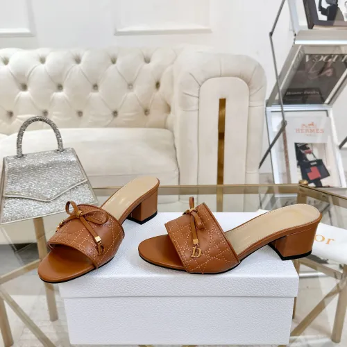 Cheap Christian Dior Slippers For Women #1432140 Replica Wholesale [$92.00 USD] [ITEM#1432140] on Replica Christian Dior Slippers