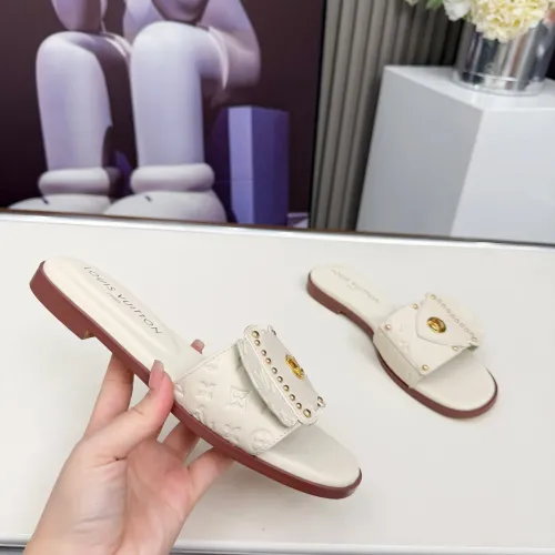 Cheap Louis Vuitton Slippers For Women #1432142 Replica Wholesale [$85.00 USD] [ITEM#1432142] on Replica Louis Vuitton Slippers