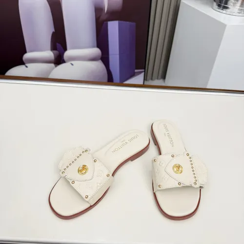 Cheap Louis Vuitton Slippers For Women #1432142 Replica Wholesale [$85.00 USD] [ITEM#1432142] on Replica Louis Vuitton Slippers