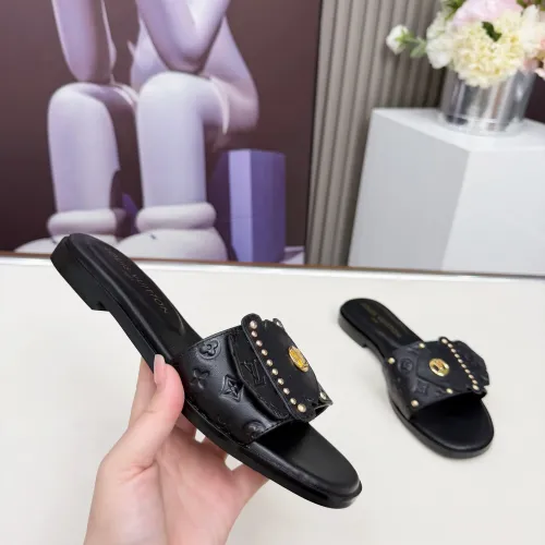 Cheap Louis Vuitton Slippers For Women #1432143 Replica Wholesale [$85.00 USD] [ITEM#1432143] on Replica Louis Vuitton Slippers