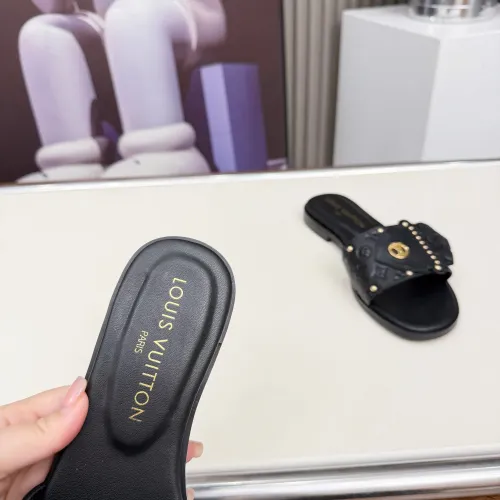 Cheap Louis Vuitton Slippers For Women #1432143 Replica Wholesale [$85.00 USD] [ITEM#1432143] on Replica Louis Vuitton Slippers