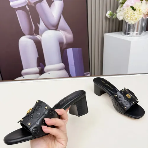 Cheap Louis Vuitton Slippers For Women #1432145 Replica Wholesale [$92.00 USD] [ITEM#1432145] on Replica Louis Vuitton Slippers