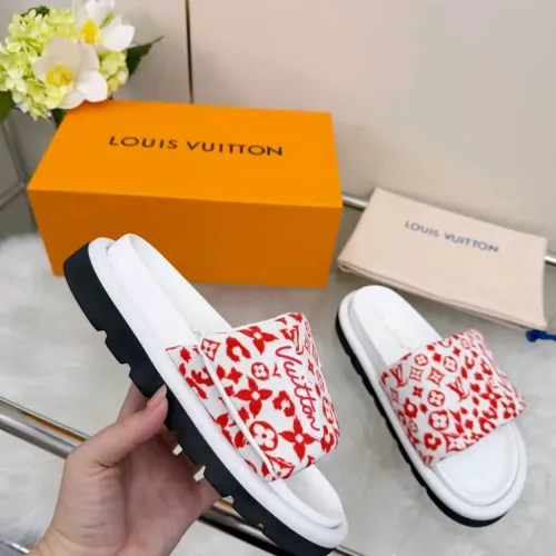 Cheap Louis Vuitton Slippers For Women #1432146 Replica Wholesale [$72.00 USD] [ITEM#1432146] on Replica Louis Vuitton Slippers