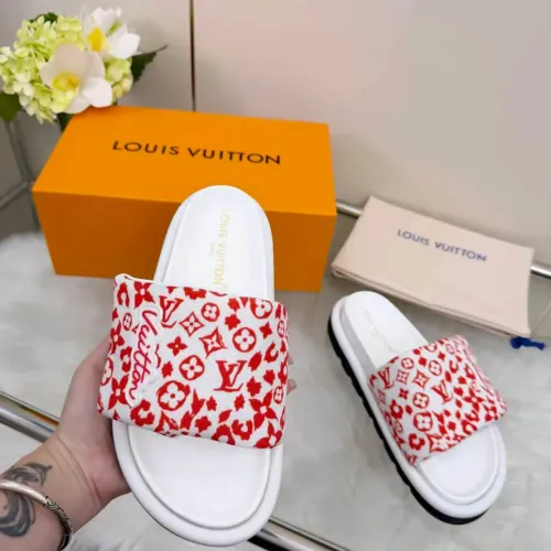 Cheap Louis Vuitton Slippers For Women #1432146 Replica Wholesale [$72.00 USD] [ITEM#1432146] on Replica Louis Vuitton Slippers