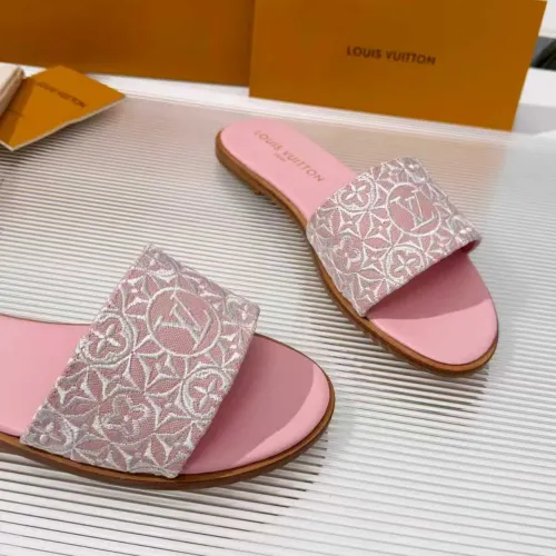 Cheap Louis Vuitton Slippers For Women #1432208 Replica Wholesale [$96.00 USD] [ITEM#1432208] on Replica Louis Vuitton Slippers