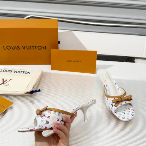 Cheap Louis Vuitton Slippers For Women #1432210 Replica Wholesale [$100.00 USD] [ITEM#1432210] on Replica Louis Vuitton Slippers