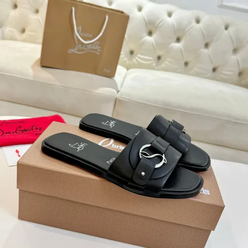 Cheap Christian Louboutin CL Slippers For Women #1432224 Replica Wholesale [$96.00 USD] [ITEM#1432224] on Replica Christian Louboutin CL Slippers