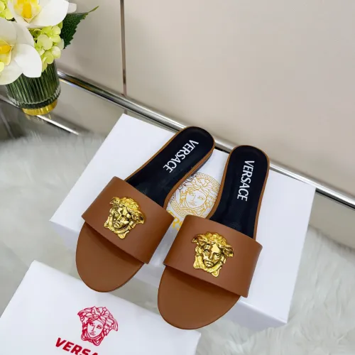 Cheap Versace Slippers For Women #1432225 Replica Wholesale [$82.00 USD] [ITEM#1432225] on Replica Versace Slippers