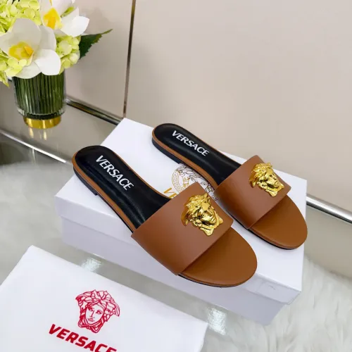 Cheap Versace Slippers For Women #1432225 Replica Wholesale [$82.00 USD] [ITEM#1432225] on Replica Versace Slippers