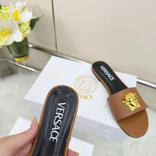 Cheap Versace Slippers For Women #1432225 Replica Wholesale [$82.00 USD] [ITEM#1432225] on Replica Versace Slippers