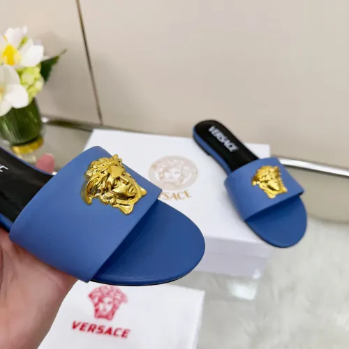 Cheap Versace Slippers For Women #1432226 Replica Wholesale [$82.00 USD] [ITEM#1432226] on Replica Versace Slippers