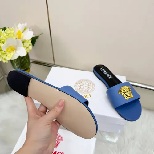 Cheap Versace Slippers For Women #1432226 Replica Wholesale [$82.00 USD] [ITEM#1432226] on Replica Versace Slippers