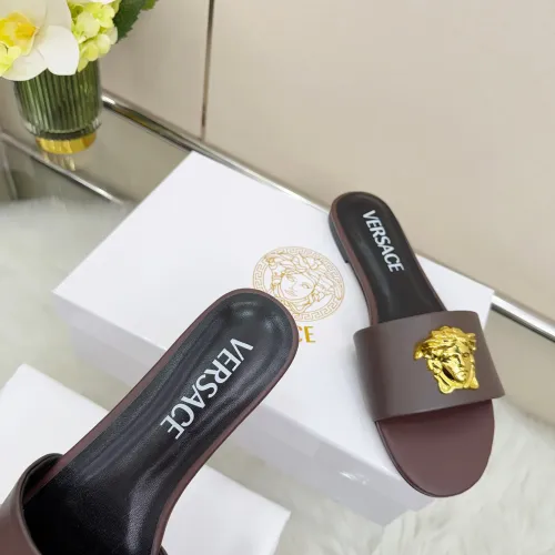 Cheap Versace Slippers For Women #1432227 Replica Wholesale [$82.00 USD] [ITEM#1432227] on Replica Versace Slippers