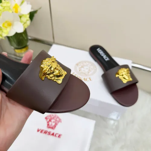 Cheap Versace Slippers For Women #1432227 Replica Wholesale [$82.00 USD] [ITEM#1432227] on Replica Versace Slippers