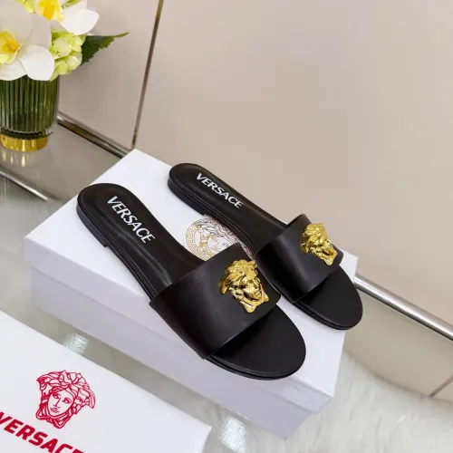 Cheap Versace Slippers For Women #1432228 Replica Wholesale [$82.00 USD] [ITEM#1432228] on Replica Versace Slippers