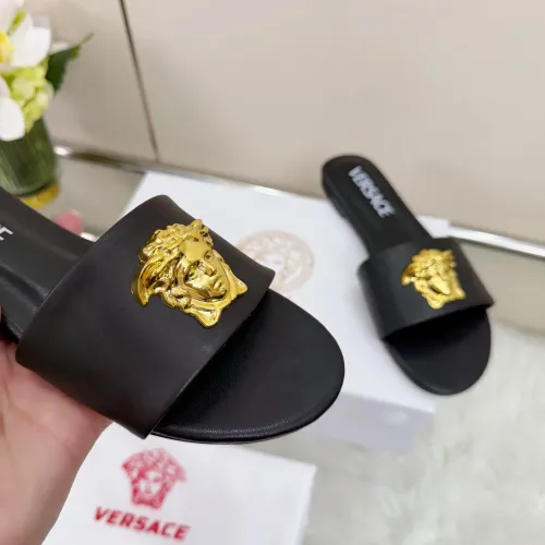 Cheap Versace Slippers For Women #1432228 Replica Wholesale [$82.00 USD] [ITEM#1432228] on Replica Versace Slippers