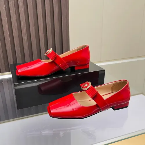 Cheap Versace Flat Shoes For Women #1432231 Replica Wholesale [$82.00 USD] [ITEM#1432231] on Replica Versace Flat Shoes