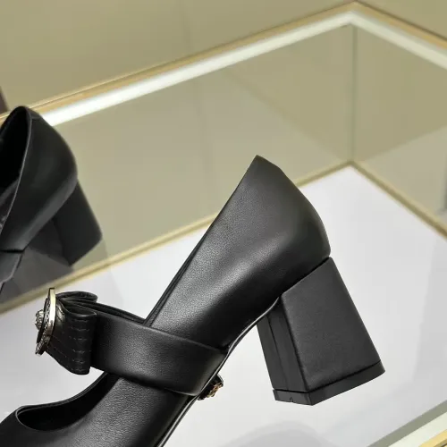 Cheap Versace High-Heeled Shoes For Women #1432238 Replica Wholesale [$82.00 USD] [ITEM#1432238] on Replica Versace High-Heeled Shoes