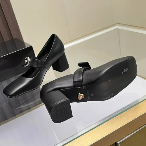 Cheap Versace High-Heeled Shoes For Women #1432238 Replica Wholesale [$82.00 USD] [ITEM#1432238] on Replica Versace High-Heeled Shoes