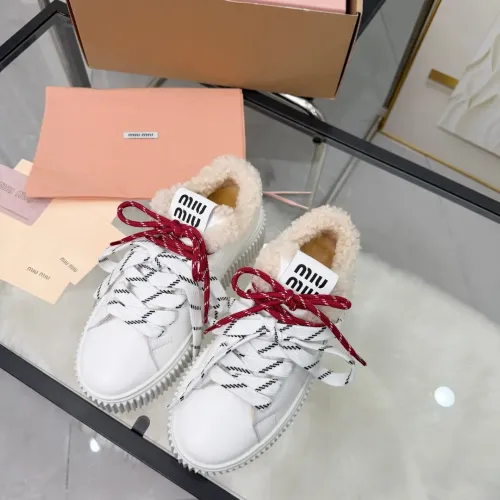 Cheap MIU MIU Casual Shoes For Women #1432241 Replica Wholesale [$100.00 USD] [ITEM#1432241] on Replica MIU MIU Casual Shoes