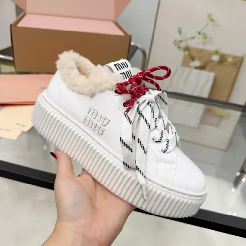 Cheap MIU MIU Casual Shoes For Women #1432241 Replica Wholesale [$100.00 USD] [ITEM#1432241] on Replica MIU MIU Casual Shoes