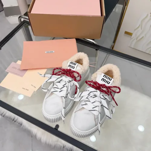Cheap MIU MIU Casual Shoes For Women #1432242 Replica Wholesale [$100.00 USD] [ITEM#1432242] on Replica MIU MIU Casual Shoes