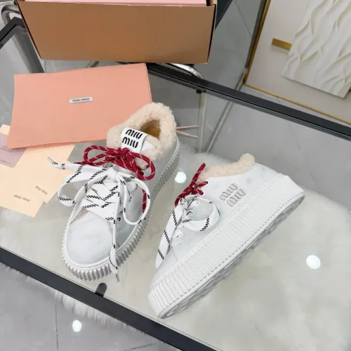 Cheap MIU MIU Casual Shoes For Women #1432242 Replica Wholesale [$100.00 USD] [ITEM#1432242] on Replica MIU MIU Casual Shoes