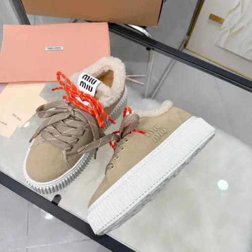 Cheap MIU MIU Casual Shoes For Women #1432243 Replica Wholesale [$100.00 USD] [ITEM#1432243] on Replica MIU MIU Casual Shoes