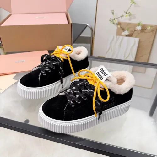Cheap MIU MIU Casual Shoes For Women #1432244 Replica Wholesale [$100.00 USD] [ITEM#1432244] on Replica MIU MIU Casual Shoes