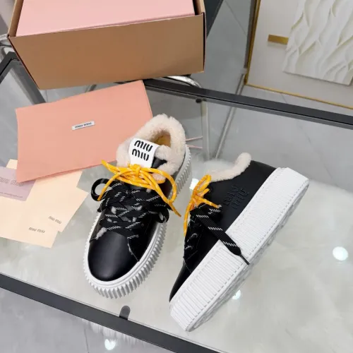 Cheap MIU MIU Casual Shoes For Women #1432245 Replica Wholesale [$100.00 USD] [ITEM#1432245] on Replica MIU MIU Casual Shoes