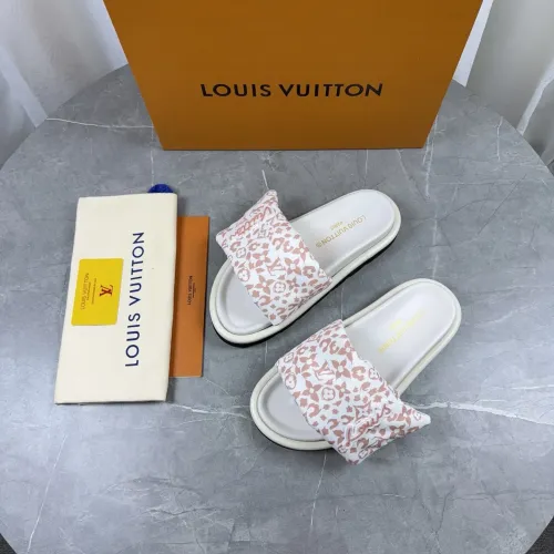 Cheap Louis Vuitton Slippers For Women #1432259 Replica Wholesale [$76.00 USD] [ITEM#1432259] on Replica Louis Vuitton Slippers