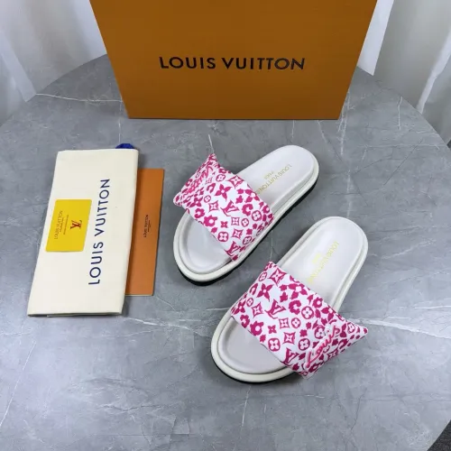 Cheap Louis Vuitton Slippers For Women #1432261 Replica Wholesale [$76.00 USD] [ITEM#1432261] on Replica Louis Vuitton Slippers