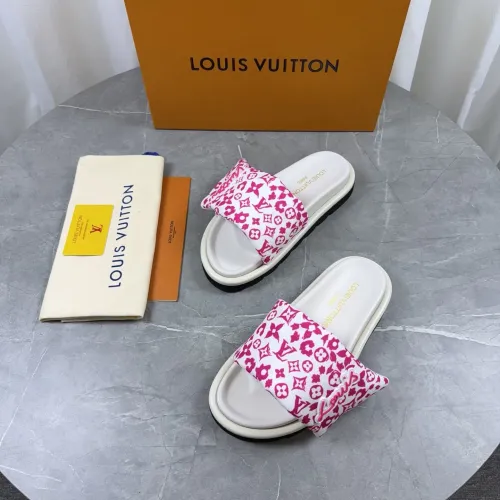Cheap Louis Vuitton Slippers For Women #1432261 Replica Wholesale [$76.00 USD] [ITEM#1432261] on Replica Louis Vuitton Slippers