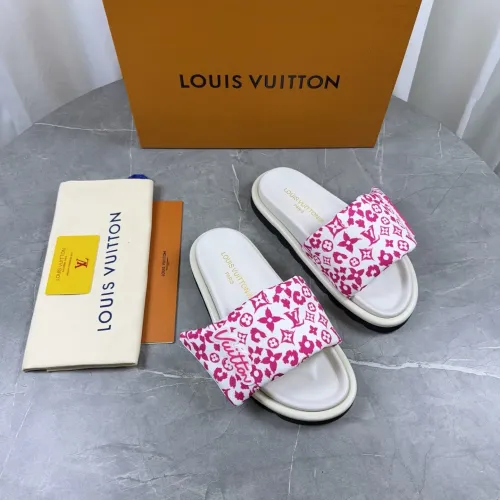 Cheap Louis Vuitton Slippers For Women #1432261 Replica Wholesale [$76.00 USD] [ITEM#1432261] on Replica Louis Vuitton Slippers