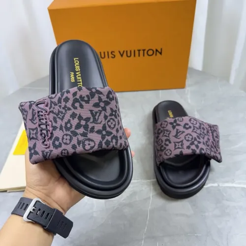 Cheap Louis Vuitton Slippers For Men #1432266 Replica Wholesale [$76.00 USD] [ITEM#1432266] on Replica Louis Vuitton Slippers