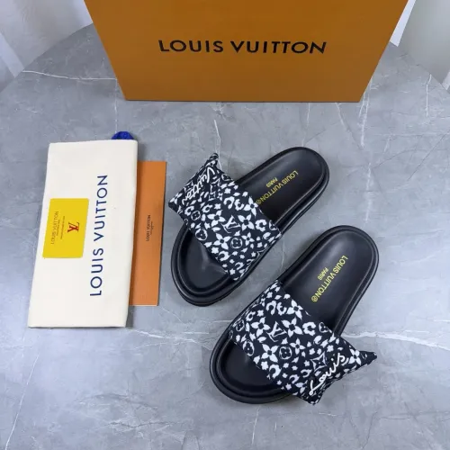 Cheap Louis Vuitton Slippers For Women #1432267 Replica Wholesale [$76.00 USD] [ITEM#1432267] on Replica Louis Vuitton Slippers