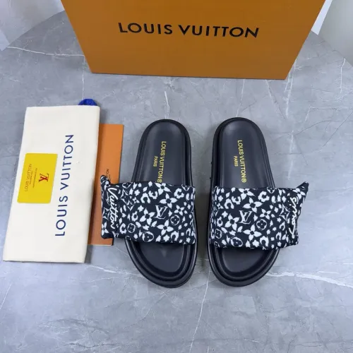 Cheap Louis Vuitton Slippers For Men #1432268 Replica Wholesale [$76.00 USD] [ITEM#1432268] on Replica Louis Vuitton Slippers