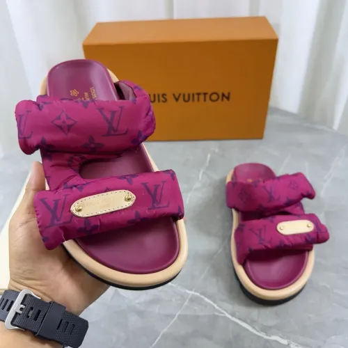 Cheap Louis Vuitton Slippers For Women #1432269 Replica Wholesale [$82.00 USD] [ITEM#1432269] on Replica Louis Vuitton Slippers